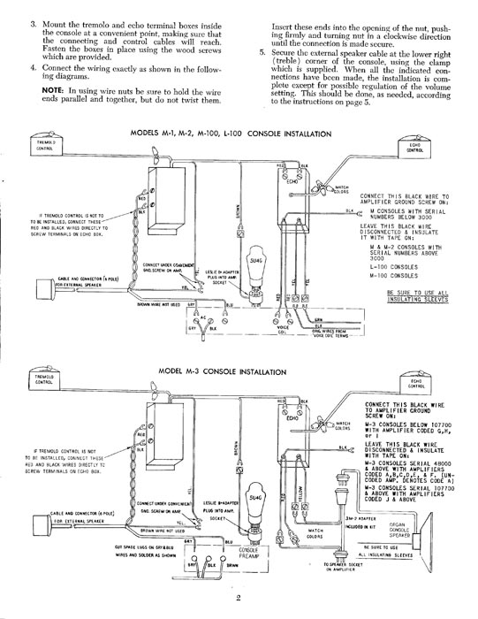 Leslie 122 Speaker Owners Manual