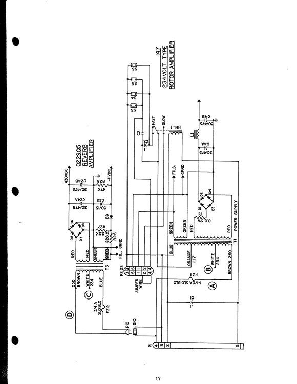 Leslie 145, 147, 247 Speaker Owners Manual