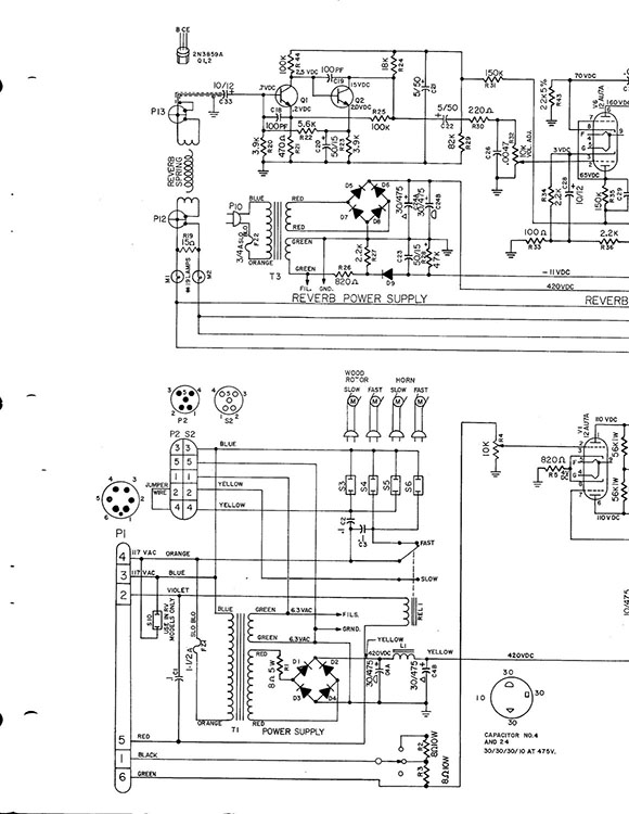 Leslie 145, 147, 247 Speaker Owners Manual