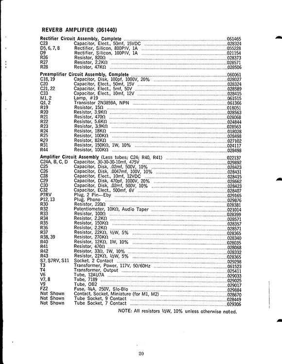 Leslie 145, 147, 247 Speaker Owners Manual
