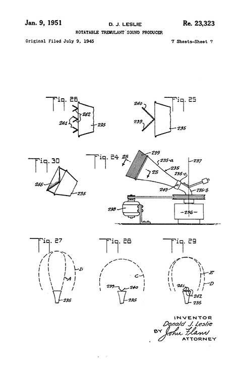 Leslie 122 Speaker Owners Manual