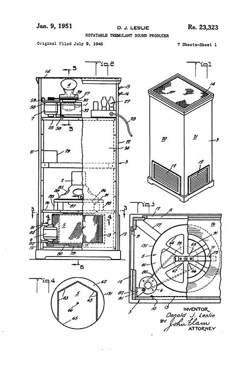 Leslie 122 Speaker Owners Manual